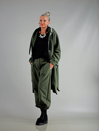 OFF#DLY Sweatmantel Alba khaki