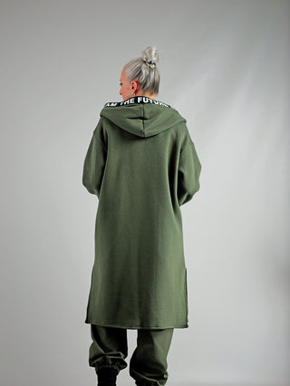 OFF#DLY Sweatmantel Alba khaki