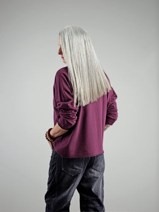 OFF#DLY Vintage Longsleeve bordeaux