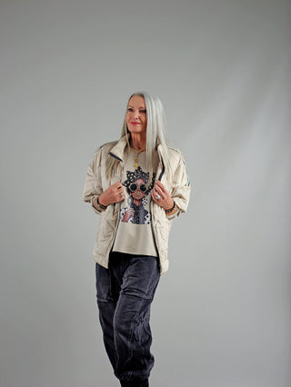 OFF#DLY Jacke Finca beige