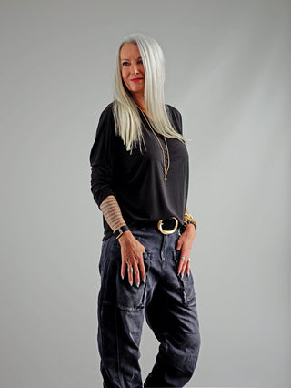 OFF#DLY Pulli Ines black