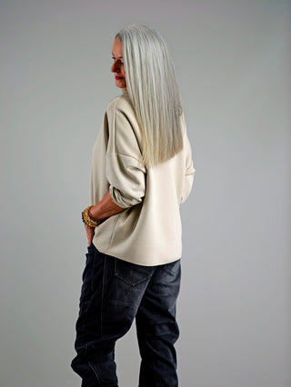 OFF#DLY Sweat Girl beige