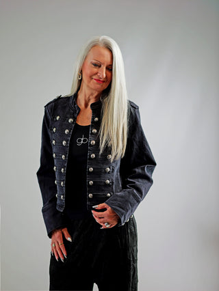 OFF#DLY Jacket Admiral black