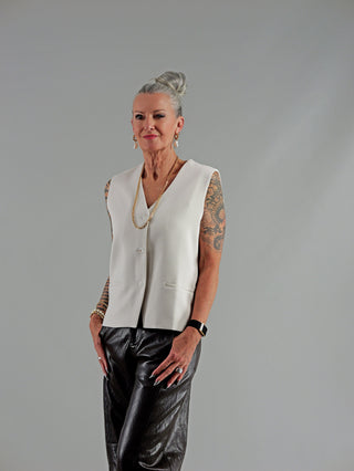Penn & Ink Waistcoat vanilla