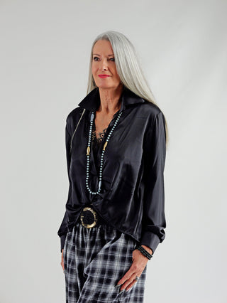 OFF#DLY Bluse Salo black
