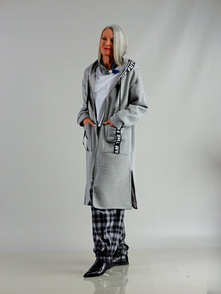 OFF#DLY Sweatmantel Alba grey