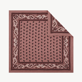 OFF#DLY Tuch Paisley 110x110 bordeaux