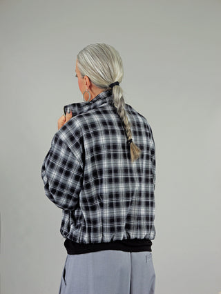 OFF#DLY Karo Jacket black/grey