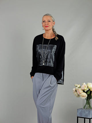 OFF#DLY Sweatshirt Tongari black
