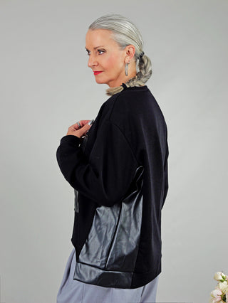 OFF#DLY Sweatshirt Tongari black