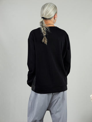 OFF#DLY Sweatshirt Tongari black