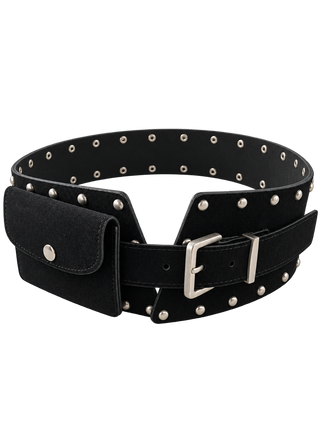 OFF#DLY Gürtel Nieten black