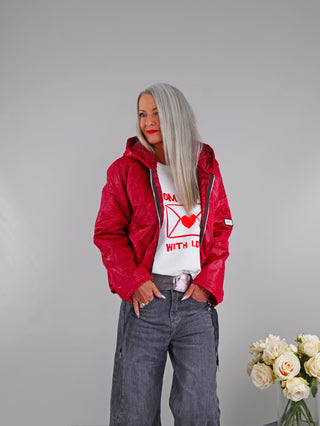 OFF#DLY Stepp Jacket Vino Red