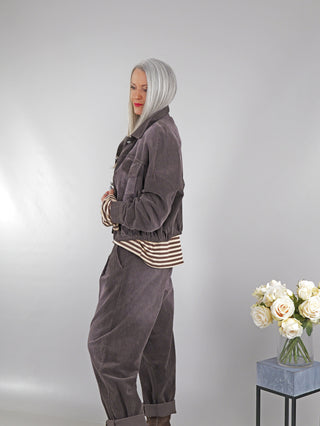 OFF#DLY Cordjacke Juliane braun