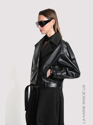 LaHaine Leather Jacket black