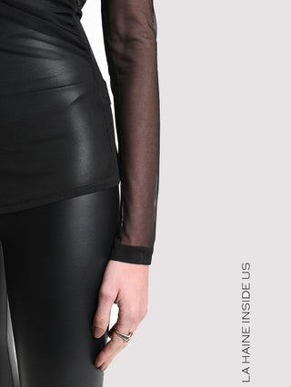 LaHaine Tüll Shirt black