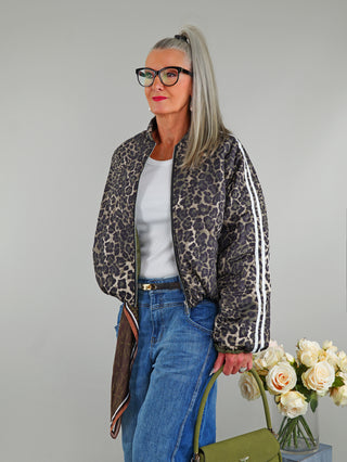 OFF#DLY Leo Bomber Jacke khaki