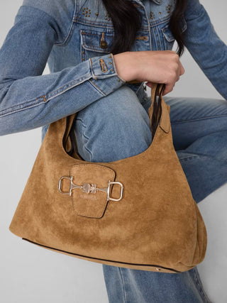 GUESS Sunset Small Hobo TAN
