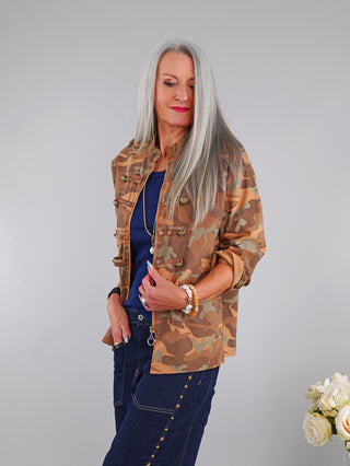 OFF#DLY Camo Jacke rost/braun
