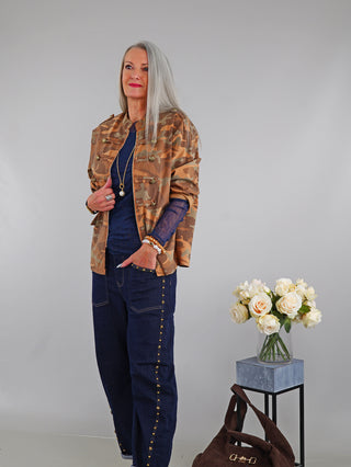 OFF#DLY Camo Jacke rost/braun