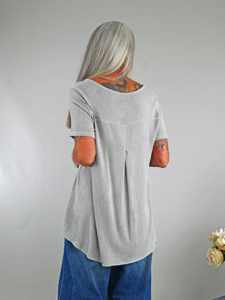 OFF#DLY Shirt Emma mittelgrau