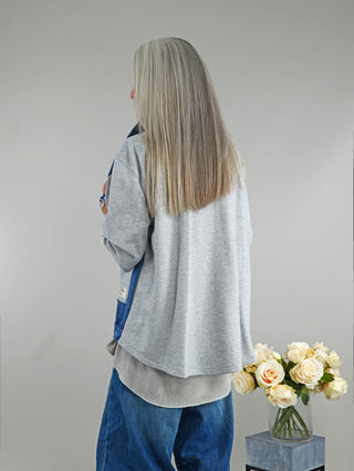 OFF#DLY Sweat Denim Jacket