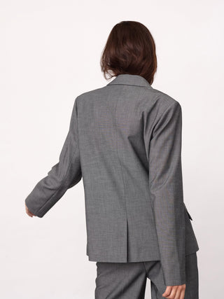 Co Couture JackyCC Fitted Blazer mid grey