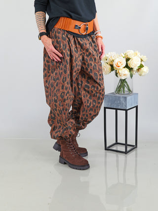OFF#DLY Leo Pant Copa brown/black