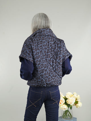OFF#DLY Jacke Caserta Leo Blue Black