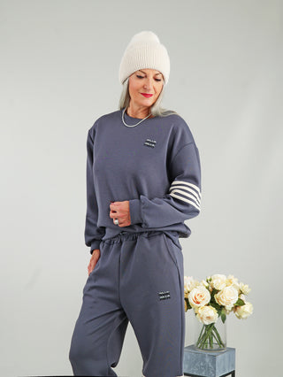 OFF#DLY Sweatsuit Neapel Anthrazit