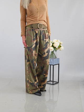 OFF#DLY Jogg Pant Isernia Camouflage Khaki