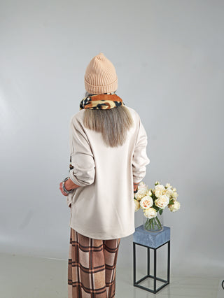OFF#DLY Light Sweat Salo Beige