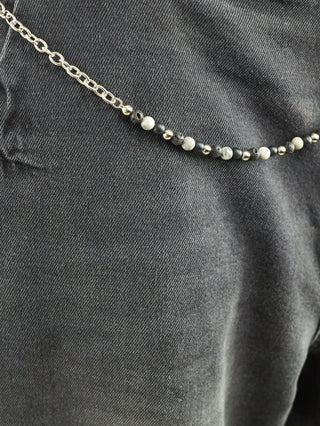 OFF#DLY Hosenkette Schwarz-Grau