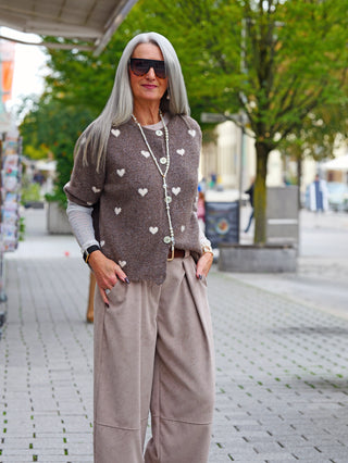 OFF#DLY Cardigan Giulia Taupe