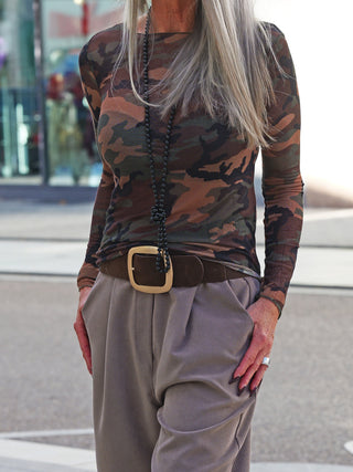 OFF#DLY Light Longsleeve Cashmere Blend Camouflage
