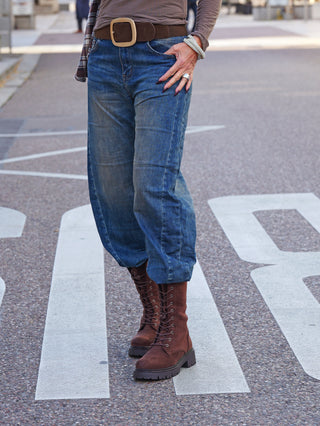 OFF#DLY Barrel Denim Dirty Wash