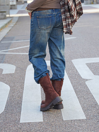 OFF#DLY Barrel Denim Dirty Wash