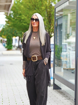 OFF#DLY Cardigan Hella braun