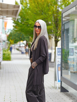 OFF#DLY Cardigan Hella braun