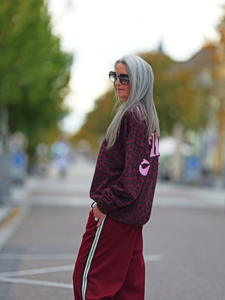 OFF#DLY Sweat Self-love Bordeaux-Leo