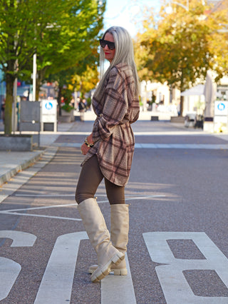 OFF#DLY Leggings Braun