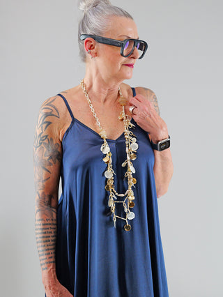 OFF#DLY Kette Elba beige/gold