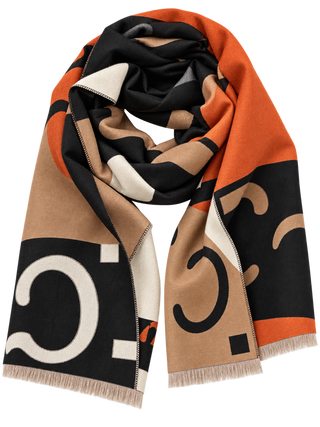 OFF#DLY Schal C.C. black/beige