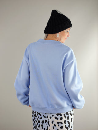 OFF#DLY Sweatshirt light blue