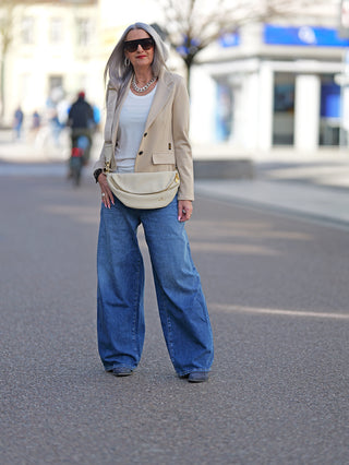 True Religion Mandy Wide Leg Blue Denim